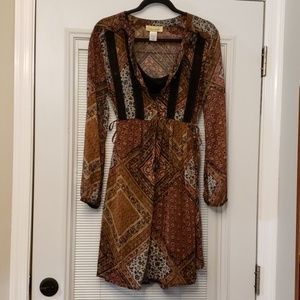 DAVINA Peasant Dress